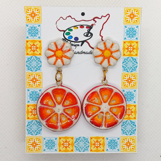 19. Orecchini artigianali Dipinti a mano - Vari modelli