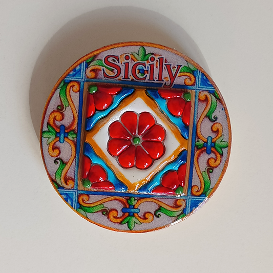 01. Calamita decorata Fiore Sicily