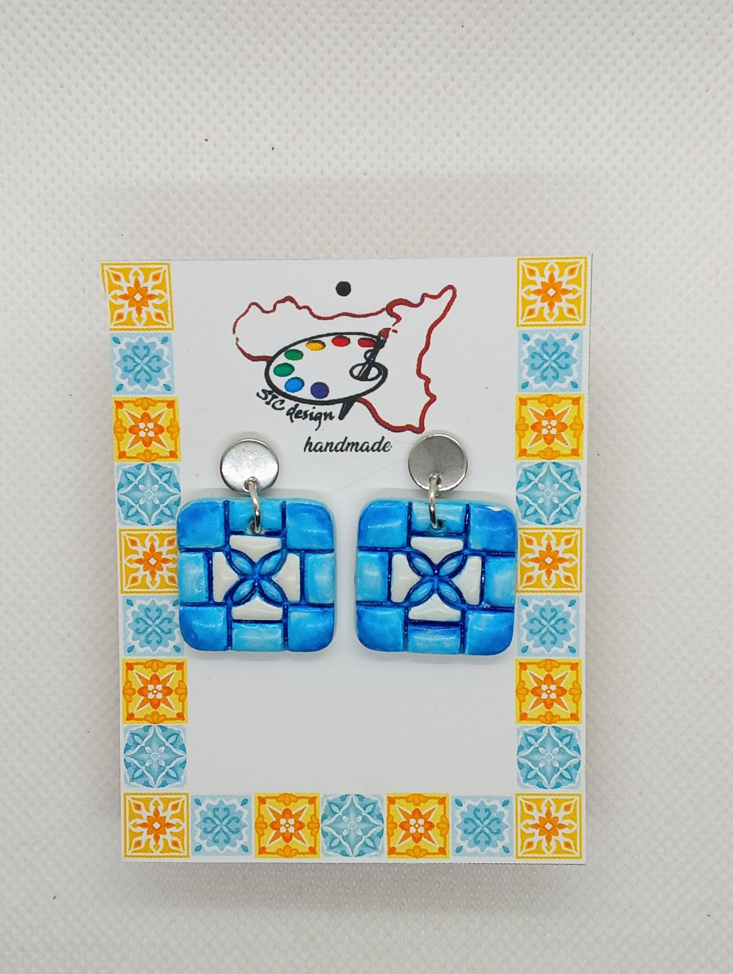 15. Orecchini artigianali Dipinti a mano - Vari modelli