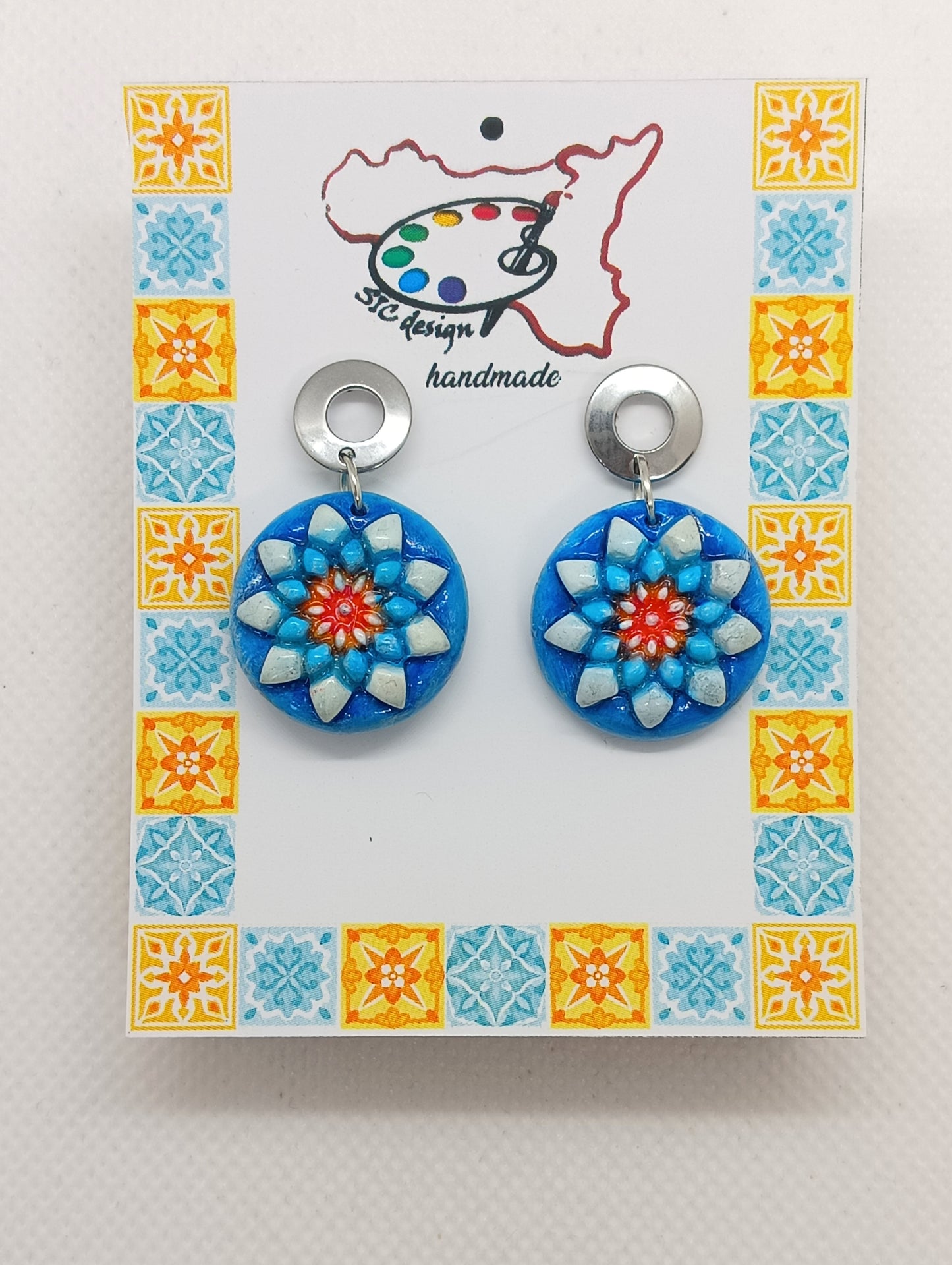 15. Orecchini artigianali Dipinti a mano - Vari modelli