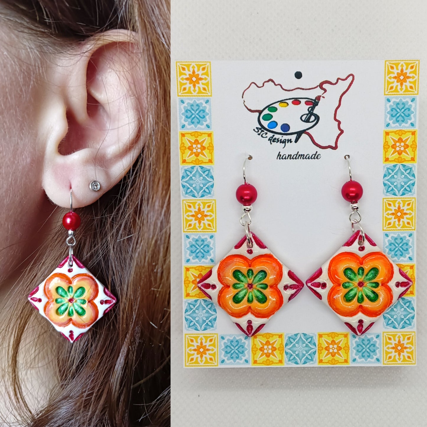 Handpainted Earrings
