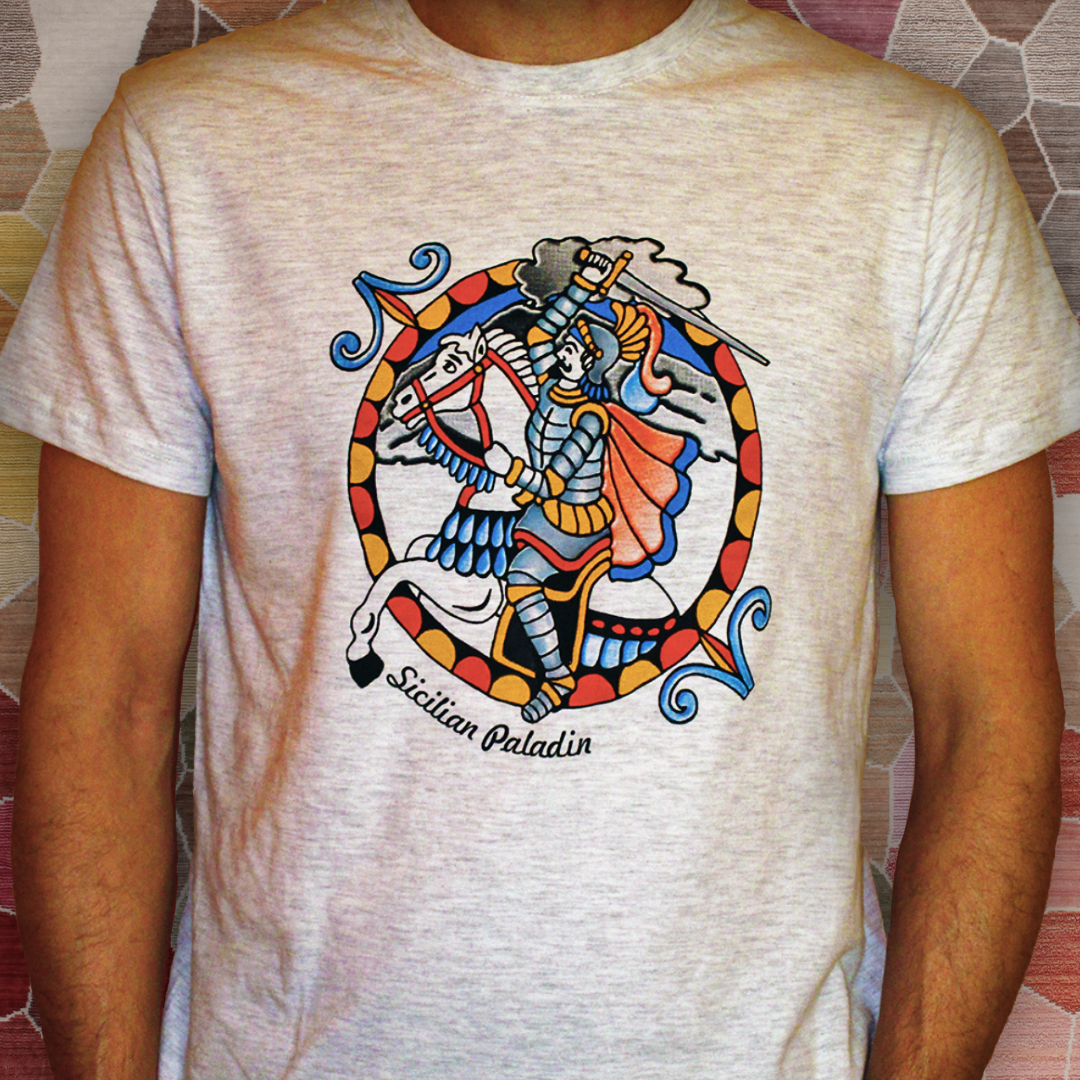 Sicilian paladin Handpainted man's and woman's T-shirts